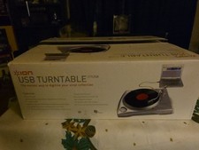 Ion USB Turntable iTTUSB CD Converter with Installation CD Original Box, Packing