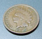 1907===Indian Head Penny--Circulated