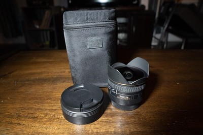 Sigma 15mm f2.8 EX DG Fisheye for Canon EF, Hood+Caps+Bag