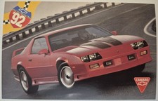 Vintage Postcard Car Dealer 1992 Chevrolet Camaro Chevy Aa135 Vintage Postcard Car Dealer 1992 Chevrolet Camaro Chevy Aa135