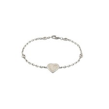 Bracciale Gucci Heart in Argento Sterling 925 – Modello YBA645546003 – Nuovo 