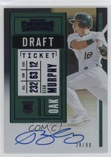 2020 Contenders Rookie Variation B Draft Ticket Blue /99 Sean Murphy Auto xr1