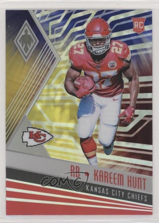 2017 Panini Phoenix Rookies Color Burst Kareem Hunt #116 ox6