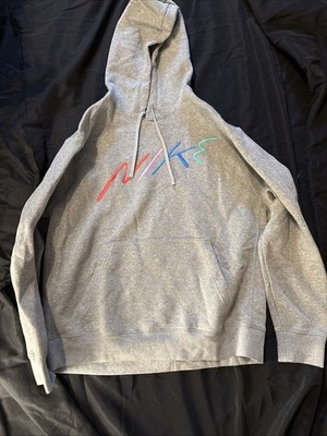 Mens Nike Club Fleece Brushed-Back Graphic Pullover Hoodie FB7488-063 XL TALL