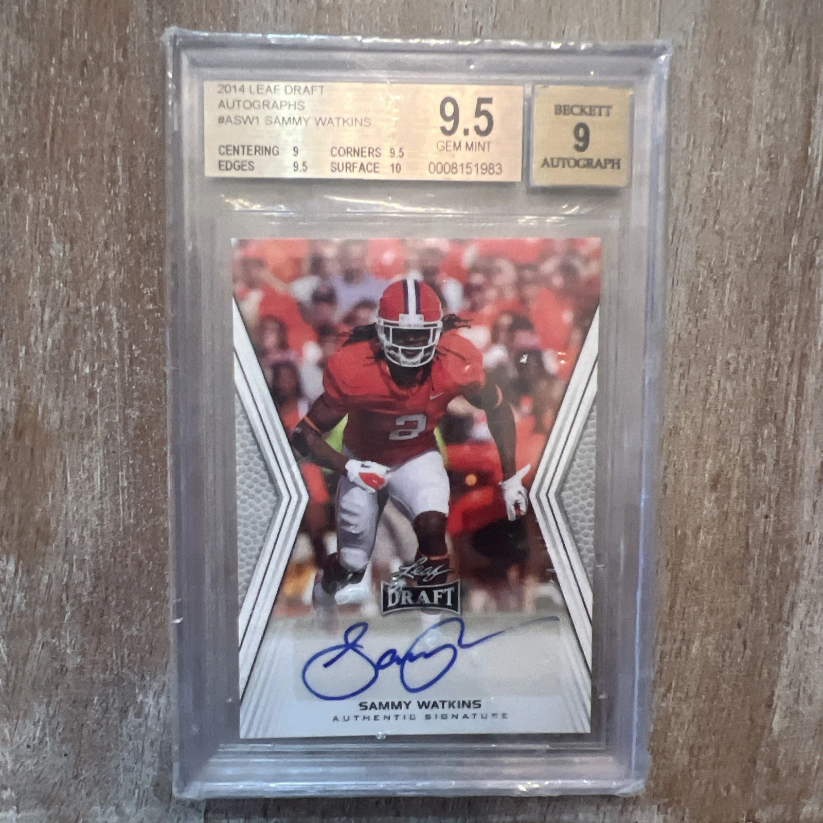 Sammy Watkins Leaf Draft Autographs #ASW1 Base