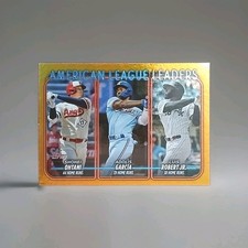 Shohei Ohtani, Luis Robert, Adolis Garcia 2024 Topps Series 1 GOLD FOIL PARALLEL