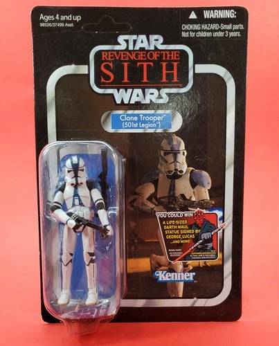 Star Wars 3.75" Vintage Collection VC60 Unpunched 501st Clone Trooper Carded New