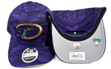 Arizona Diamondbacks MLB NE 2025 Cooperstown ALT Stretch-Snap Hat~Purple