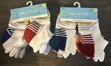 Goldtoe Socks Edition Toddler Boys 12 Pair No Show Tab Size L 4T-5T