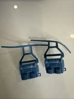 Vintage Star Wars Yoda Backpacks Lot Of 2 Accessories 1980 HK Kenner