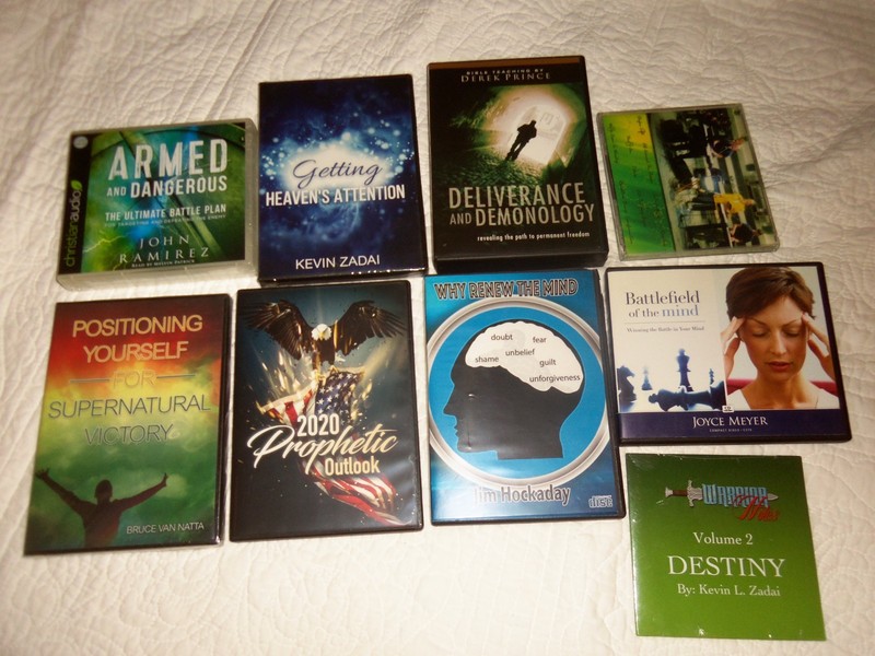 9 Christian audio CD lot some sealed Deliverance Demonology faith Religion 