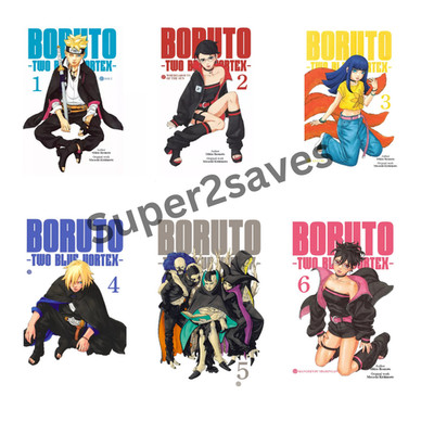 Boruto: Two Blue Vortex Manga Vol 1-6 English Version Comic Book ~...