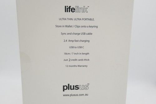 PlusUs LifeLink USB-C Charge & Data Cable, USB-A to USB C, Charge & Sync Cable - Picture 13 of 21