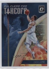 2018-19 Panini Donruss Optic All Clear for Takeoff Holo Prizm Zach LaVine #5 9cf
