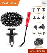 100PCS Nylon Bumper Fastener Rivet Clips for GM 100Pcs Clips 8mm Remover