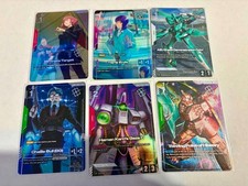 Gundam Winner Promo Lot of 6 Foil NM Haman Karn, Eliminate Target, Challia Bull