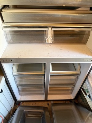 Samsung French Door Refrigerator Stainless Steel Counter Depth RF32FMQDBSR
