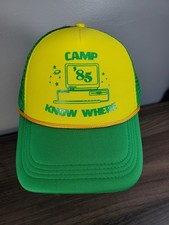 Camp Know Where Trucker Hat Mesh Snapback Cap Stranger Things TV Show Rope Foam