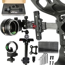 5Pin Compound Bogenvisier 4X 6X 8X Zielfernrohrlinse Carbon .019 " Bogenschießen