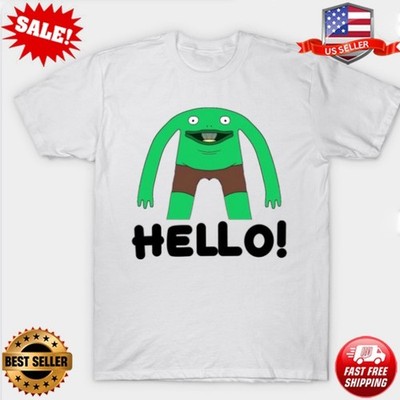 Hello ! - Smiling Friends Mr Frog T-Shirt, S-5XL