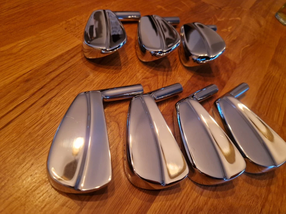 Forged 1020 s golf blade mens iron heads in chrome finish 4-pw BRAND NEW - Image 2 of 4