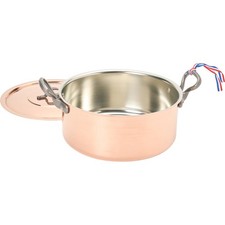 BAUMALU Tin-Lined Copper Stock Pot, 24cm / 4....