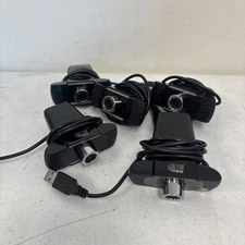 Lot Of 5 Adesso CyberTrack H4 1080p HD CAMERA USB Webcam with Builtin Microphone
