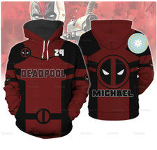 Halloween Deadpool Costume 3D HOODIE HALLOWEEN GIFT CHRISTMAS GIFT BEST PRICE