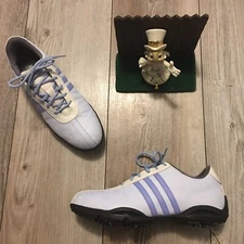 Womens Golf Shoes Adidas Z-Traxion Soft Spike Size 9 / 41 Lavender Floral 737232