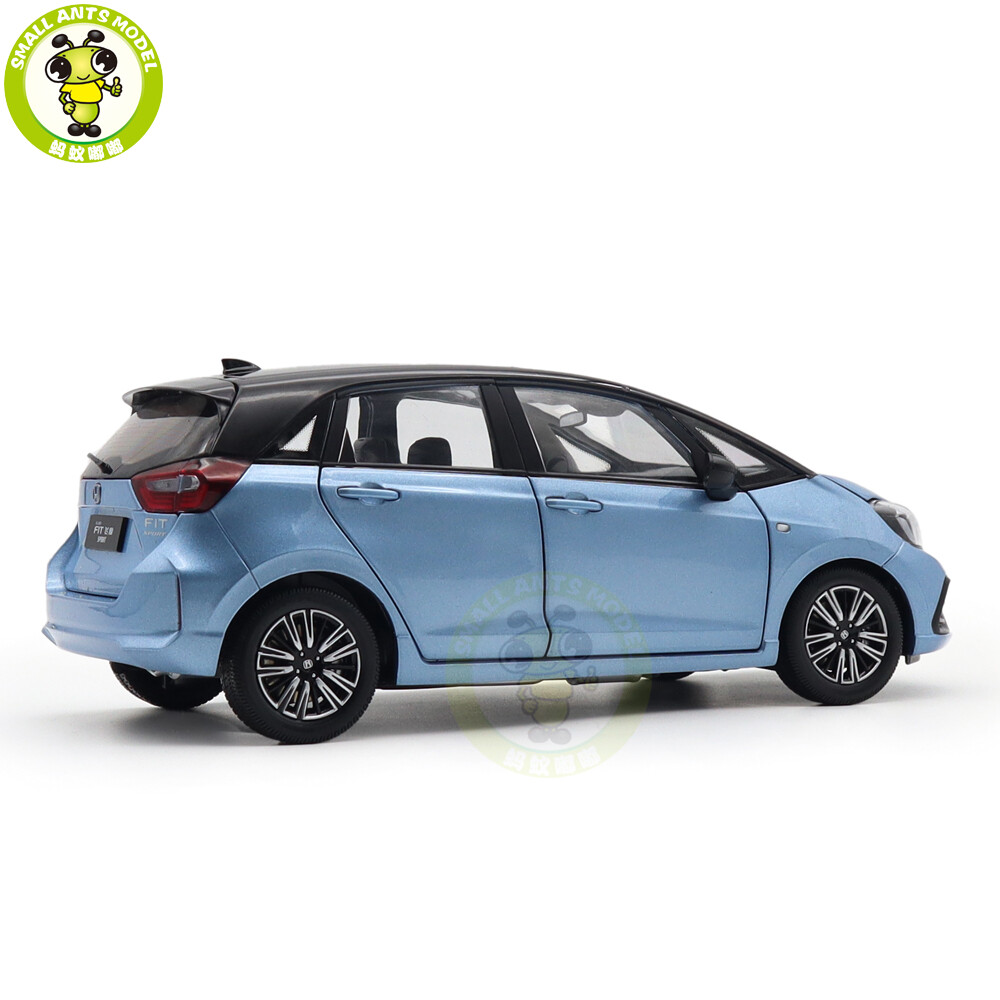 1/18 Honda FIT 4TH 2020 2021 Blue Diecast Model Toy Car Friends