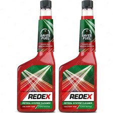 2 x Redex Treatment Petrol Injector Cleaner Fuel System Cleaner Additive 500ml