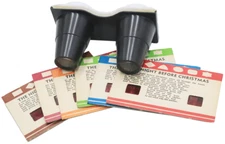 Night Before Christmas - 6 3D Radex slides & viewer