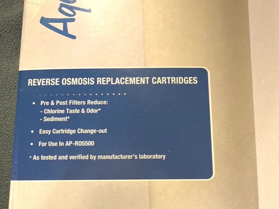 3M Aqua-Pure AP5527 Reverse Osmosis Pre and Post Water Filter Set for AP-RO5500 - Image 2 of 4