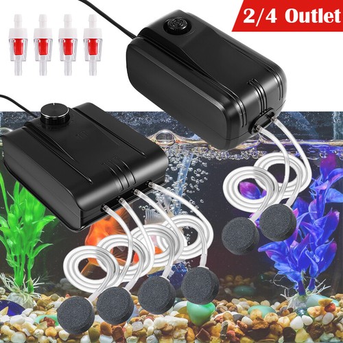 350 Gal Silent Air Pump Large Aquarium Fish Tank Pump Hydroponic Oxygen