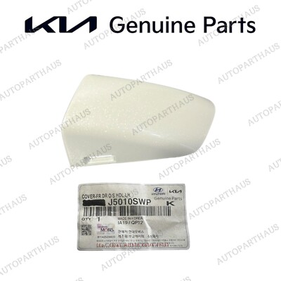 #ad FITS: 18 23 Kia Stinger FRONT DOOR LOCK OUTSIDE HANDLE COVER CAP OEM NEW WHITE $35.96