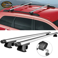 Aluminum 48 Inch 120CM Top Roof Rack Cross Bar Rail Luggage Carrier Lock & Keys