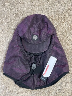 Stone Island Poly-colour Frame Primaloft Cap Black | eBay