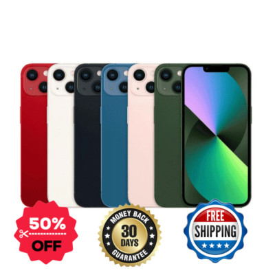 Apple iPhone 13 128GB 256GB 512GB Red/Black Unlocked Verizon ATT 5G LTE