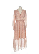 Fraiche by J sheer long sleeve high low dress size Large