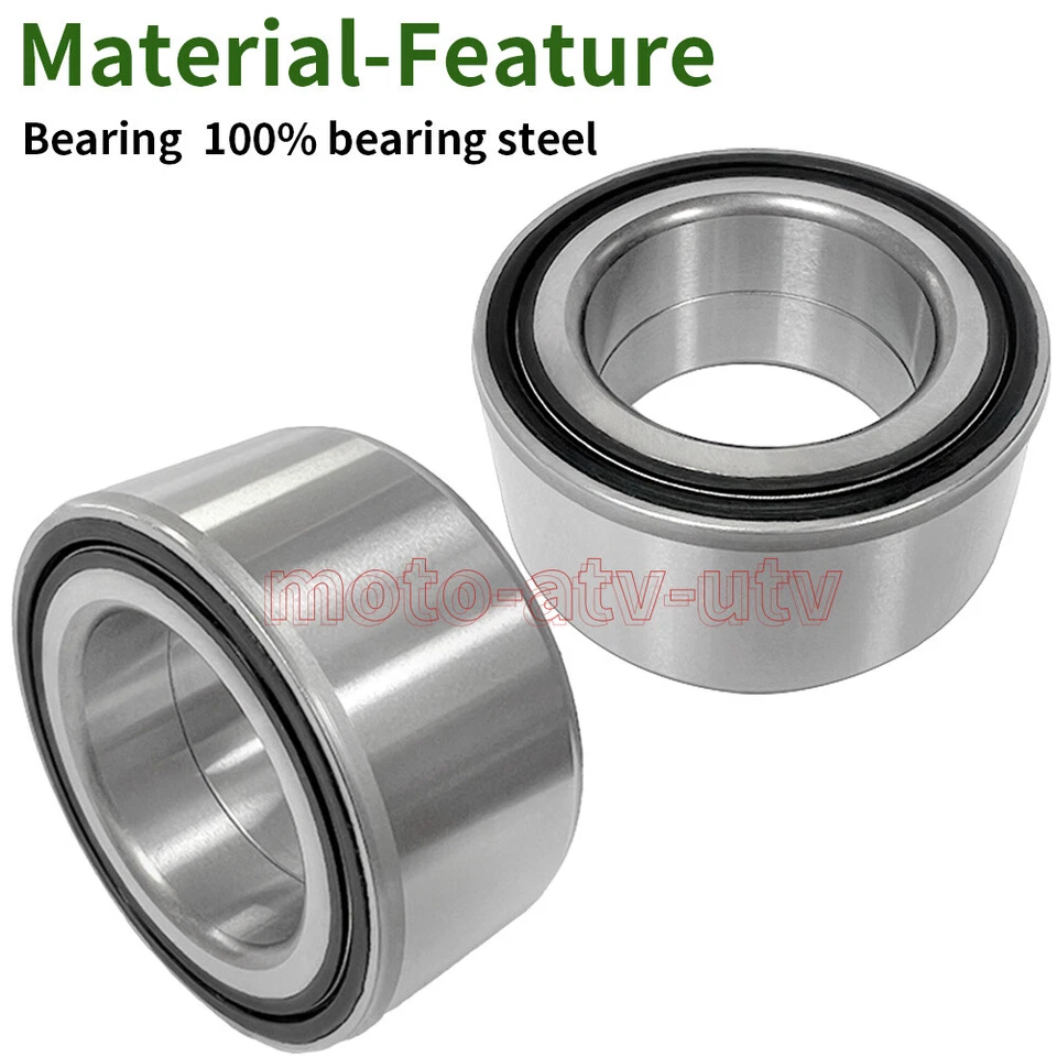 Front Rear Wheel Bearings Kit Set for Polaris Sportsman 550 850 1000 2009-2022 Foto 3 de 4