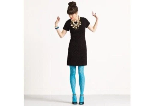 Kate Spade Nero Gail Ponte Manica Corta Cambio Pois Casual Cocktail S