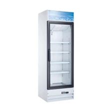 Omcan USA 59035 One Section Merchandising Refrigerator w/ Glass Door, Bottom ...