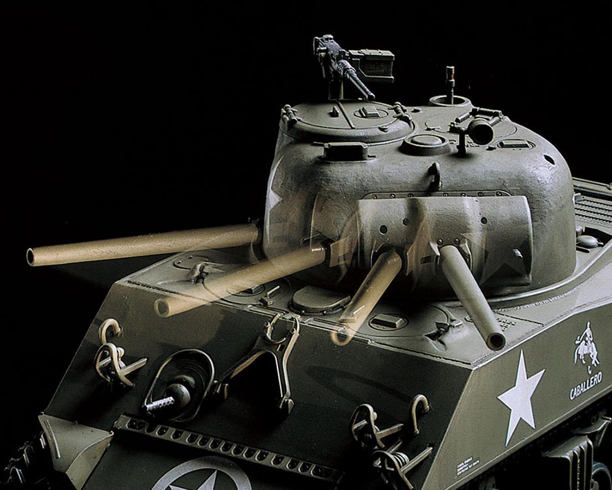 タミヤRC M4A3 SHERMAN U.S. MEDIUM TANK 1/35 1/35 SCALE U.S. MEDIUM TANK M4A3 SHERMAN (w/SINGLE MOTOR