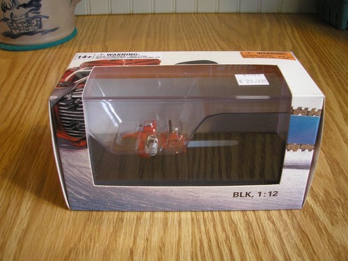 New In Box Stihl Model Chainsaw BLK. 1:12 Scale. Stihl Part 0464 035 0220.