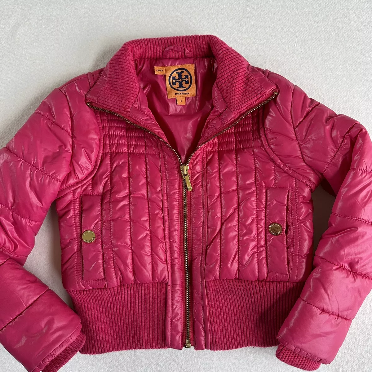 Tory burch pink clearance coat