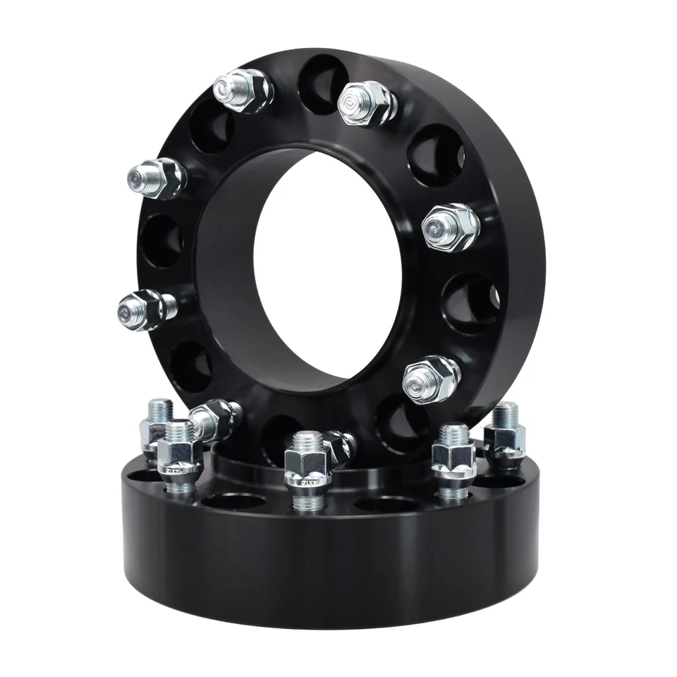 (4) 2" 8x180 Hub Centric Wheel Spacers fits Chevy Silverado GMC Sierra 2500 3500 - Image 2 of 4