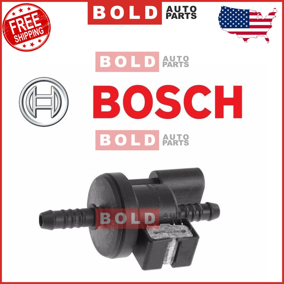 Válvula de bote de vapor de ventilación de purga BOSCH N80 para Audi A6 A8 2.5 TT GTI Golf Jetta Foto 2 de 4