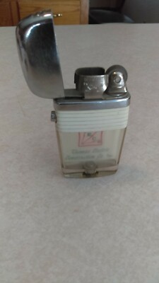 Vintage 1950's Scripto VU TECO Thomas Electric Construction Co. Lighter Clean E1