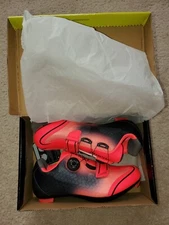 MEBIKE Womens Road Cycling Shoes Lady Look Delta Bike Fuchsia/Black EU 38 US 7.5