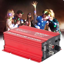 500W 12V 2 Channel Car Stereo Audio Power Amplifier HiFi Bass Amp Subwoofer Home